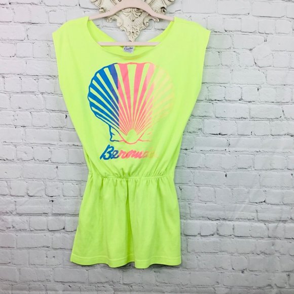Vintage Other - VINTAGE: Neon Beach Cover Up